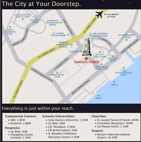 Aparthotel Sunvida Tower Residences Infront Of Sm 3*